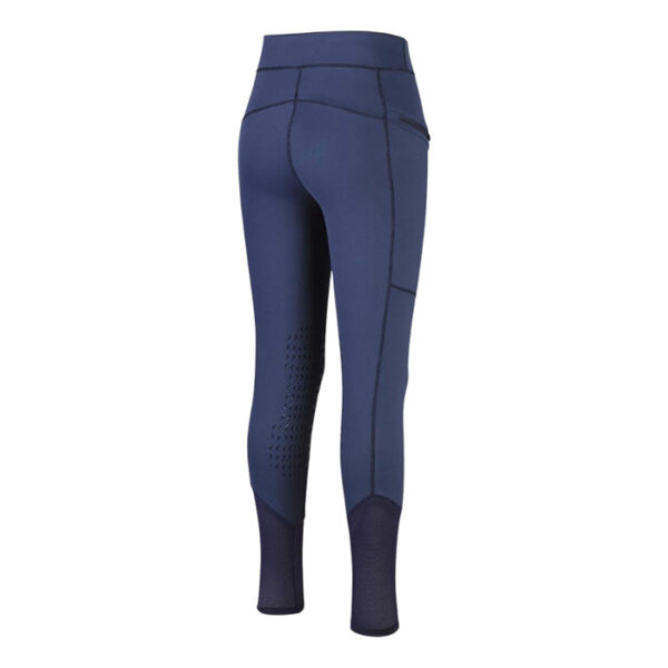 Women's Silicone Tights Horse Riding Gel Grip Pull On Leggings with Pocket - Image 4