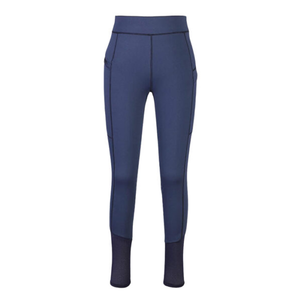 Women's Silicone Tights Horse Riding Gel Grip Pull On Leggings with Pocket