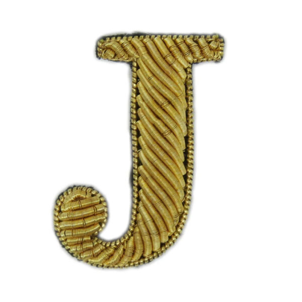 Bullion Hand Embroidery Letters